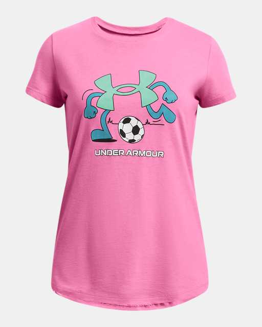 Girls' UA Soccer Logo Short Sleeve